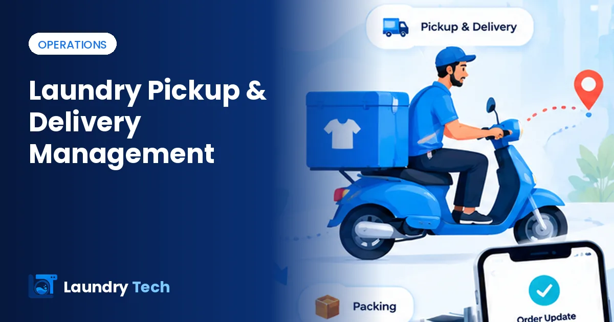 Laundry Pickup & Delivery Management Made Simple